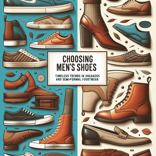 Memilih Sepatu Pria: Tren Sneakers dan Semi-Formal yang Abadi